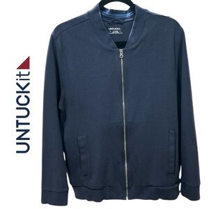 UNTUCKit Men’s Zip‎ Front Jett Sweatshirt - Size XL